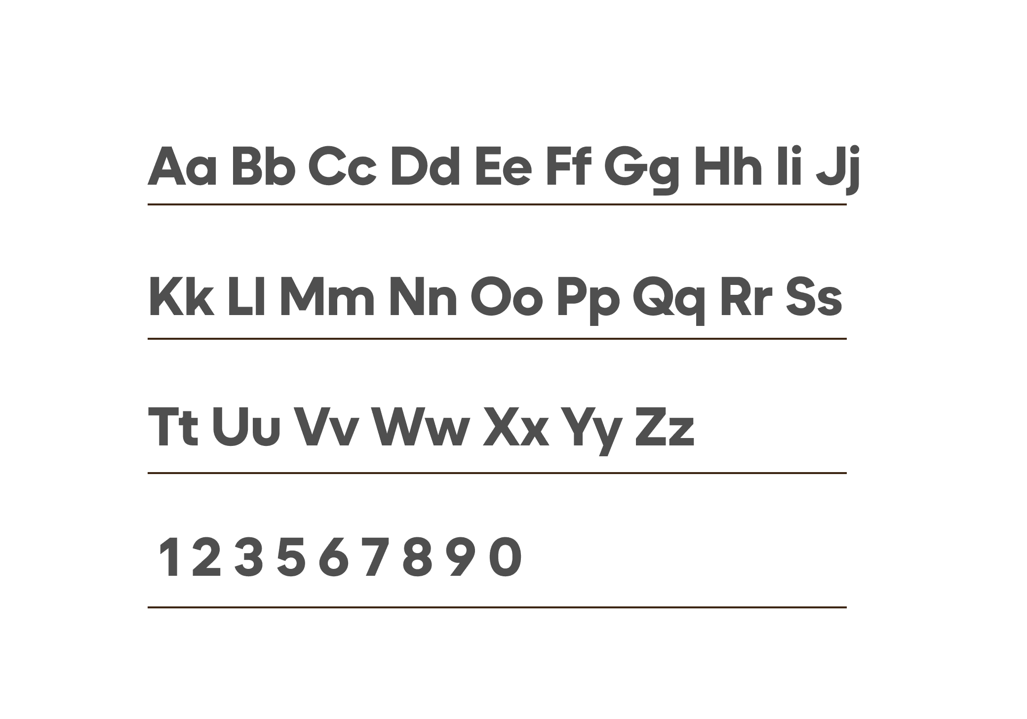 Duplet Open — alphabet specimen