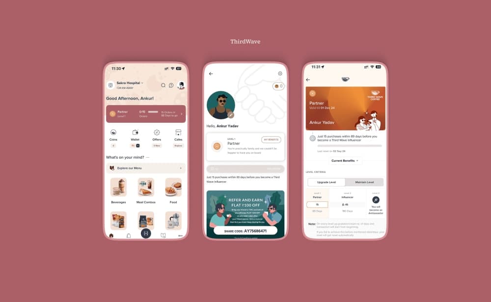 ThirdWave Coffee — referral and loyalty program